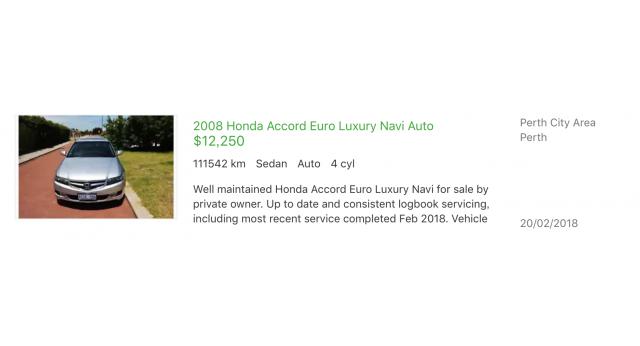 2008 honda accord euro